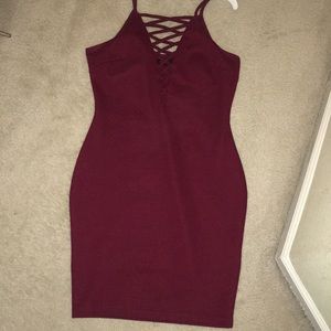 Maroon dress